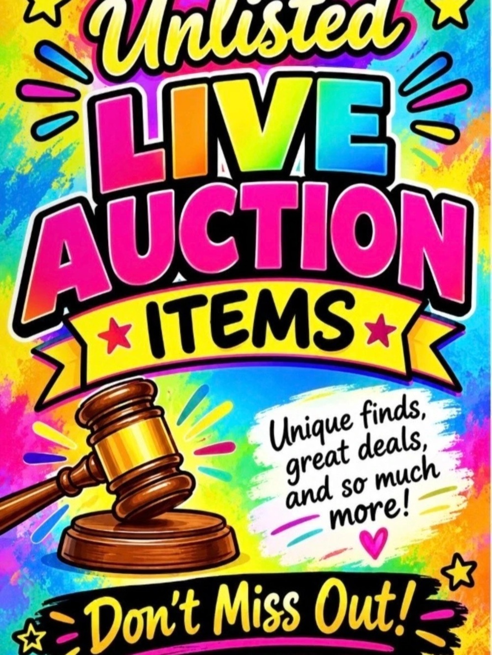 Listing For An Unlisted Item For A LIVE SHOW